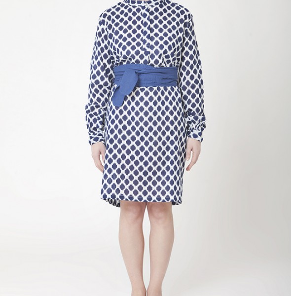 1698-Polo Dress + Obi Belt
