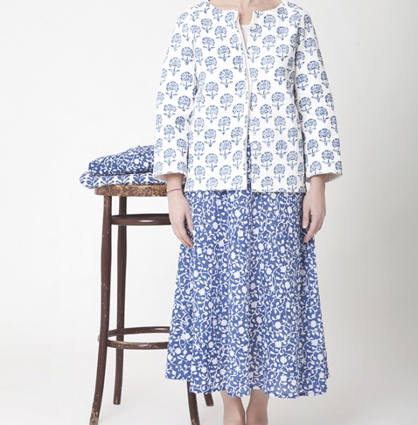 1774-Jaipur Jacket Quilted + Mumbai Skirt