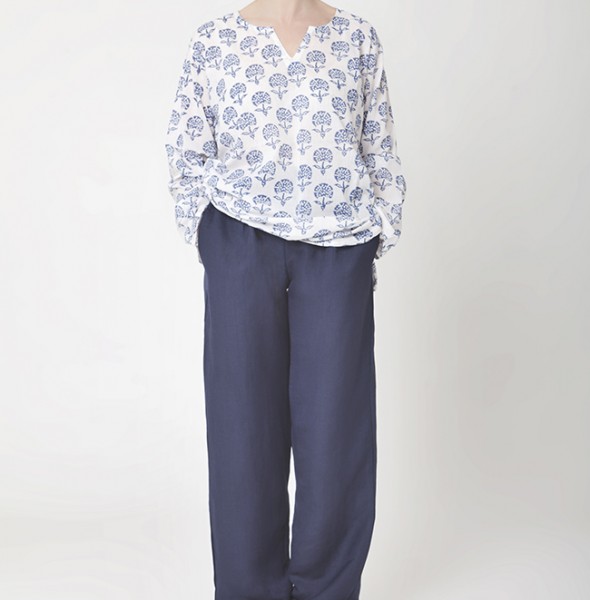 1875_Kurta Shirt + Linen Trouser