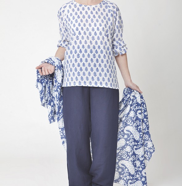 1925_Agra Shirt + Cotton Scarf