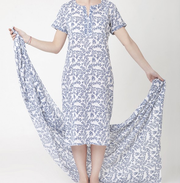 1716 Bikaner Dress + Cotton Scarf