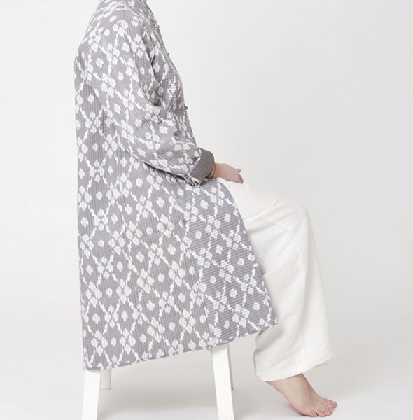 2076 Long Jacket Quilted